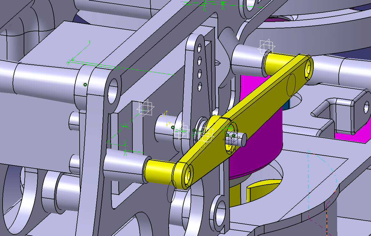 figure showing the stabilizer for the elevator servo