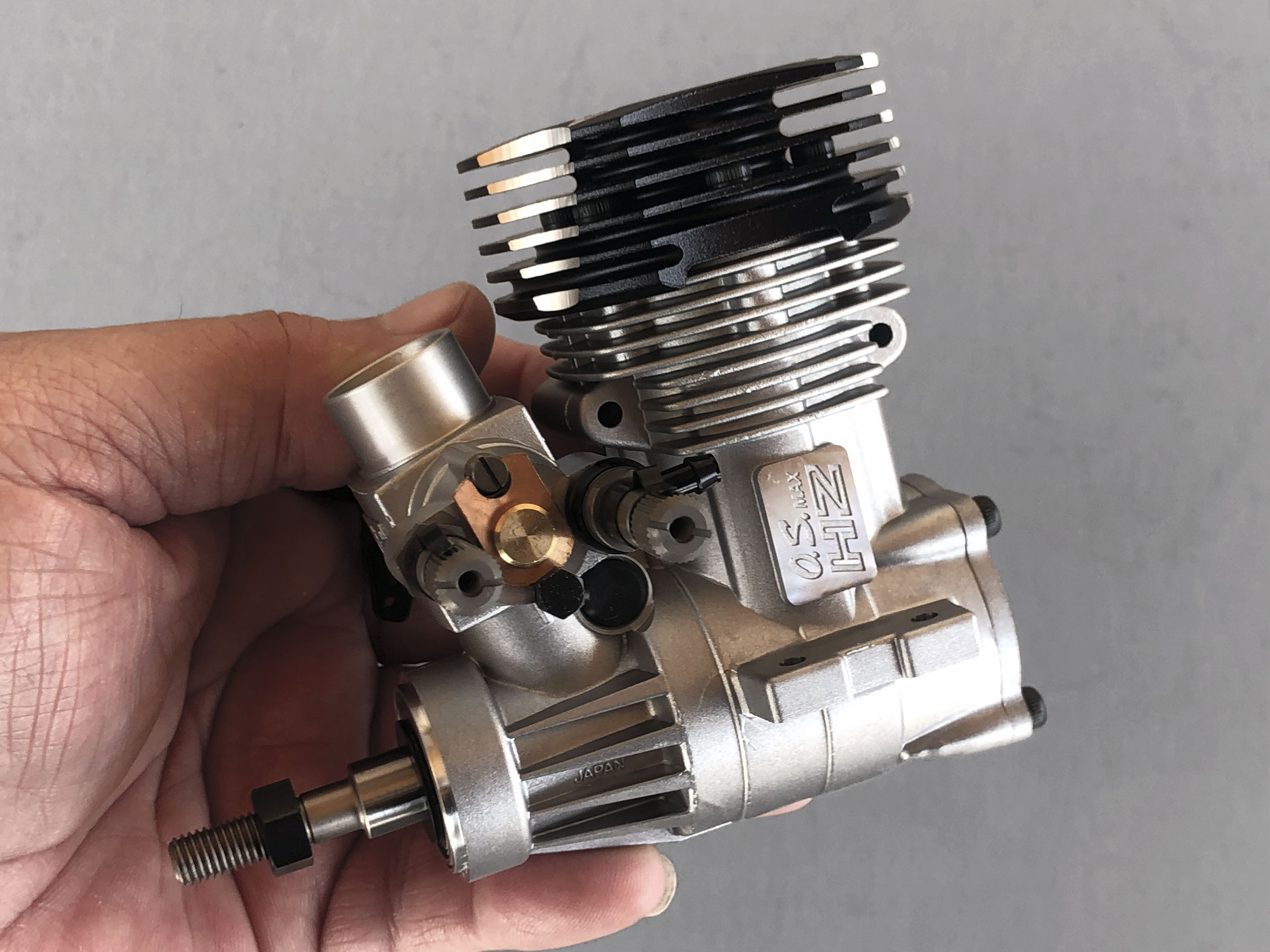 Hand help OS MAX 55HZ-H helicopter engine