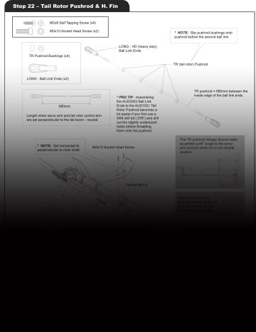 image of page from assembly section of the P6 helicopter